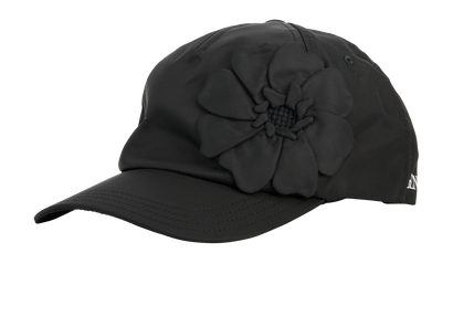 Valentino Floral Applique Baseball Cap, front view